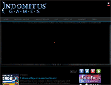 Tablet Screenshot of indomitusgames.com